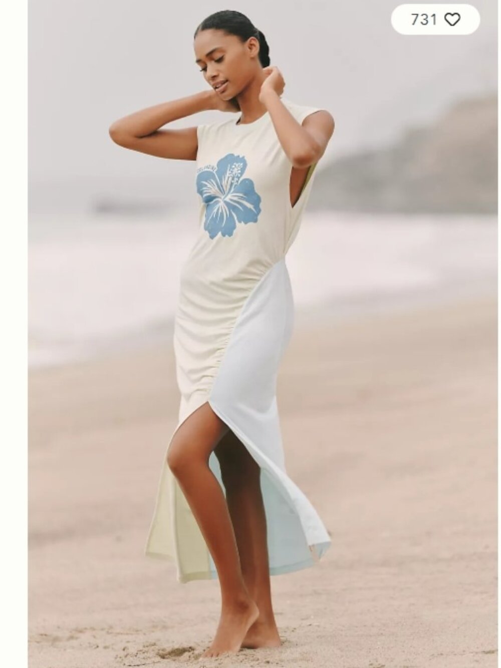 NWT Anthropologie Celandine Bungy Tee Midi Dress